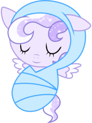 Size: 2048x2732 | Tagged: safe, artist:prismaticstars, oc, oc only, oc:starstorm slumber, pegasus, pony, baby, baby pony, cute, female, foal, high res, simple background, sleeping, solo, trace, transparent background, vector