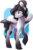 Size: 2170x3273 | Tagged: safe, artist:baldmoose, oc, oc only, pegasus, pony, art trade, ear piercing, female, high res, mare, piercing, ponytail, raised hoof, simple background, smiling, solo, transparent background