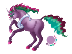 Size: 1200x900 | Tagged: safe, artist:bijutsuyoukai, oc, oc only, oc:cyclone haze, pony, unicorn, g4, my little pony: the movie, colored hooves, curved horn, female, horn, magical lesbian spawn, mare, offspring, parent:mistmane, parent:tempest shadow, parents:mistshadow, simple background, solo, transparent background