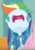 Size: 687x991 | Tagged: safe, screencap, rainbow dash, equestria girls, g4, my little pony equestria girls: better together, the finals countdown, aaugh!, charlie brown, cropped, faic, female, geode of super speed, good grief, magical geodes, nose in the air, rainbow dash is best facemaker, ugh, volumetric mouth