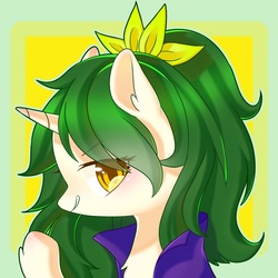 Size: 1500x1500 | Tagged: safe, artist:leafywind, oc, oc only, pony, unicorn, bust, female, mare, portrait, solo