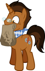 Size: 2111x3322 | Tagged: safe, artist:imperfectxiii, oc, oc only, oc:copper plume, pony, unicorn, high res, male, mouth hold, simple background, solo, stallion, transparent background