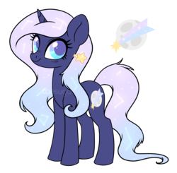 Size: 2670x2618 | Tagged: safe, artist:hawthornss, oc, oc only, oc:stardancer, pony, unicorn, cute, hairpin, high res, looking at you, simple background, smiling, solo, transparent background