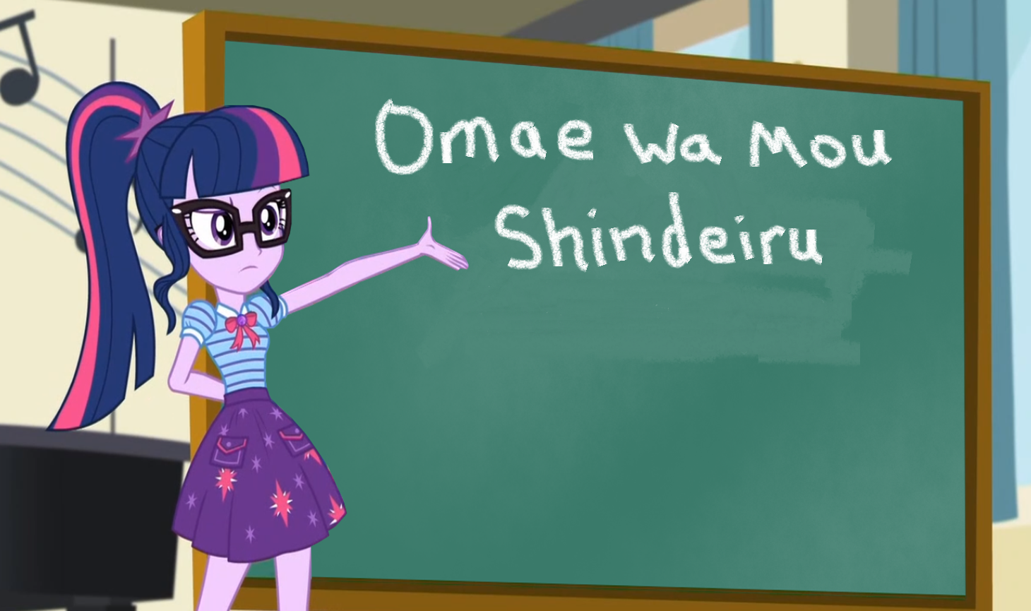 1593087 Chalkboard Edit Edited Screencap Equestria Girls