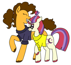 Size: 1024x942 | Tagged: safe, artist:sylver-unicorn, cheese sandwich, moondancer, pony, g4, cheesedancer, crack shipping, female, lesbian, shipping, simple background, trans female, transgender, transparent background