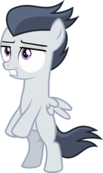 Size: 3000x5008 | Tagged: safe, artist:sollace, rumble, pegasus, pony, g4, marks and recreation, .svg available, bipedal, colt, high res, male, show accurate, simple background, solo, transparent background, vector