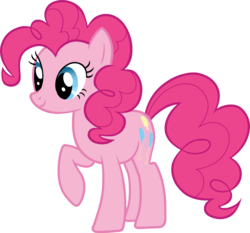 Size: 1200x1120 | Tagged: safe, artist:cynder511, pinkie pie, earth pony, pony, g4, female, mare, raised hoof, simple background, solo, transparent background, vector