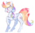 Size: 1059x1008 | Tagged: safe, artist:xenon, rainbow dash, crystal pony, pegasus, pony, g4, alternate hairstyle, blushing, crystallized, female, mare, multicolored hair, open mouth, raised hoof, simple background, smiling, solo, transparent background, unshorn fetlocks