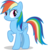 Size: 7000x7355 | Tagged: safe, artist:luckreza8, rainbow dash, pegasus, pony, g4, shadow play, .svg available, absurd resolution, female, mare, raised hoof, simple background, solo, transparent background, vector