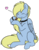 Size: 1146x1465 | Tagged: safe, artist:mynder, oc, oc only, oc:windswept skies, pegasus, pony, brush, brushie, brushing, charm, cheek fluff, collar, cute, eyes closed, femboy, fluffy, folded wings, happy, heart, leg fluff, long tail, loose hair, male, raffle prize, simple background, sitting, smiling, solo, stallion, transparent background, wings