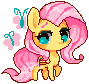 Size: 89x84 | Tagged: safe, artist:snow angel, fluttershy, pony, g4, cute, female, pixel art, shyabetes, simple background, smiling, solo, transparent background