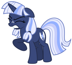 Size: 7023x6400 | Tagged: safe, artist:estories, oc, oc only, oc:silverlay, original species, pony, umbra pony, unicorn, g4, absurd resolution, angry, female, mare, simple background, solo, transparent background, vector