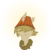 Size: 3786x3811 | Tagged: safe, artist:plone, oc, oc only, oc:lamp, mothpony, original species, hat, high res, lampshade, lampshade hat, simple background, solo, transparent background, vector