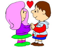 Size: 3308x2533 | Tagged: safe, fluttershy, oc, oc:ian, human, g4, charlie brown, clothes, heart, high res, holding hands, hoodie, ianshy, jacket, long hair, looking at each other, paint.net, shoes, simple background, sketch, skirt, transparent background