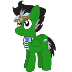 Size: 800x800 | Tagged: safe, artist:toyminator900, oc, oc only, oc:trip away, pegasus, pony, 2018 community collab, derpibooru community collaboration, clothes, glasses, scarf, simple background, solo, transparent background, vector