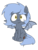 Size: 275x366 | Tagged: safe, artist:wafflecakes, oc, oc only, oc:panne, bat pony, bat pony oc, cute, female, filly, simple background, solo, transparent background