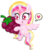 Size: 7713x8674 | Tagged: safe, artist:raspberrystudios, oc, oc only, oc:aurelia charm, alicorn, pony, absurd resolution, alicorn oc, blushing, chibi, food, heart, pictogram, raspberry (food), shading, simple background, spread wings, transparent background