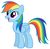 Size: 901x886 | Tagged: safe, rainbow dash, female, simple background, solo, white background