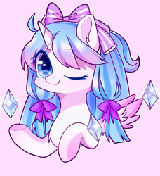 Size: 820x900 | Tagged: safe, artist:leafywind, oc, oc only, alicorn, pony, alicorn oc, bust, female, mare, simple background, solo