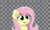Size: 2500x1500 | Tagged: safe, artist:ljdamz1119, fluttershy, pegasus, pony, g4, alpha channel, bust, checkered background, cursor, female, looking at something, portrait, pun, selection, smiling, solo, visual pun