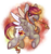 Size: 1317x1413 | Tagged: safe, artist:cloureed, oc, oc only, oc:autumn shimmer, pegasus, pony, colored ear fluff, colored wings, ear fluff, eye clipping through hair, eyebrows, eyebrows visible through hair, female, freckles, hair over eyes, hoof heart, mare, open mouth, open smile, smiling, solo, tail, two toned mane, two toned tail, two toned wings, underhoof, wings