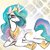 Size: 1000x1000 | Tagged: safe, artist:bojack_mlplove, princess celestia, g4, crown, female, jewelry, lying down, regalia, smiling, solo