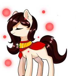 Size: 800x800 | Tagged: safe, artist:leafywind, oc, oc only, earth pony, pony, eyes closed, female, mare, solo