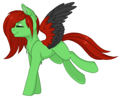 Size: 863x700 | Tagged: safe, artist:melodytheartpony, oc, oc only, oc:kerrigan, pegasus, pony, art prize, female, halloween, holiday, simple background, solo, transparent background, tumblr