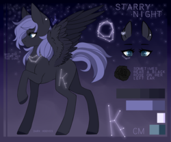Size: 2400x1997 | Tagged: safe, artist:dustyonyx, oc, oc only, oc:starry night, flower, reference sheet, solo