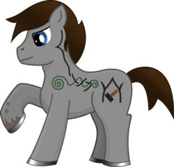 Size: 2725x2619 | Tagged: safe, artist:malte279, oc, oc only, oc:graystan, earth pony, pony, free to use, high res, pen and paper rpg, raised hoof, simple background, solo, transparent background, vector