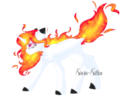 Size: 1024x819 | Tagged: safe, artist:kiara-kitten, oc, oc only, oc:burning flame, alicorn, pony, alicorn oc, female, mane of fire, mare, simple background, solo, transparent background