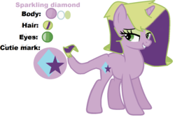 Size: 1318x884 | Tagged: safe, artist:twinklestar2006, oc, oc only, oc:sparkling diamond, dracony, hybrid, interspecies offspring, offspring, parent:rarity, parent:spike, parents:sparity, solo