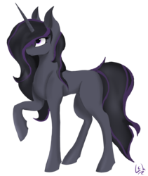 Size: 1831x2173 | Tagged: safe, artist:lacunah, oc, oc only, oc:aurora rose, pony, raised hoof, simple background, solo, transparent background