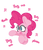 Size: 1549x1803 | Tagged: safe, artist:lou, pinkie pie, earth pony, pony, g4, bronybait, female, hug request, solo