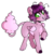 Size: 1000x1000 | Tagged: safe, artist:cinnamonsparx, oc, oc only, oc:porcelain skies, original species, pony, antennae, female, mare, simple background, solo, transparent background