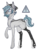 Size: 1123x1481 | Tagged: safe, artist:holoriot, oc, oc only, oc:winter beats, deer pony, earth pony, original species, pony, female, mare, raised hoof, simple background, solo, tongue out, transparent background