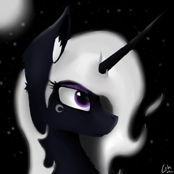 Size: 894x894 | Tagged: safe, artist:lacunah, oc, oc only, oc:phantom whisper, pony, bust, portrait, solo