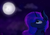 Size: 1024x724 | Tagged: safe, artist:lacunah, princess luna, alicorn, pony, g4, female, moon, night, solo