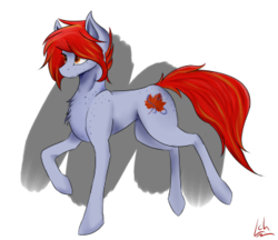 Size: 348x300 | Tagged: safe, artist:lacunah, oc, oc only, pony, raised hoof, simple background, solo