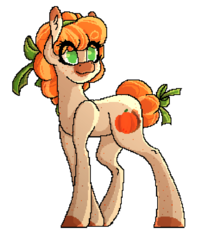 Size: 550x613 | Tagged: safe, artist:lizzyheartdraws, oc, oc only, earth pony, pony, pixel art, solo