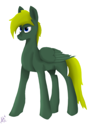 Size: 1037x1365 | Tagged: safe, artist:lacunah, oc, oc only, oc:crestfallen, pegasus, pony, simple background, solo