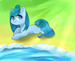 Size: 990x800 | Tagged: safe, artist:leafywind, oc, oc only, earth pony, pony, female, mare, prone, solo