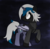 Size: 1216x1184 | Tagged: safe, artist:selkina2000, oc, oc only, oc:elizabat stormfeather, alicorn, bat pony, bat pony alicorn, pony, alicorn oc, crossover, female, goggles, male, mare, marvel, marvel comics, mask, noir, peter parker, raised hoof, solo, spider-man, spider-man noir