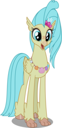 Size: 3000x6127 | Tagged: safe, artist:dashiesparkle, princess skystar, classical hippogriff, hippogriff, g4, my little pony: the movie, female, simple background, smiling, solo, transparent background, vector