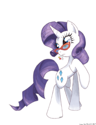 Size: 786x1017 | Tagged: safe, artist:jetn-in-dark, rarity, g4, female, glasses, raised hoof, simple background, solo, transparent background