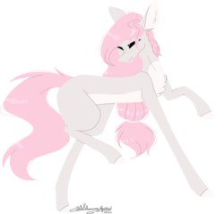 Size: 712x680 | Tagged: safe, artist:ohflaming-rainbow, oc, oc only, oc:tsumi, earth pony, pony, female, mare, simple background, solo, transparent background