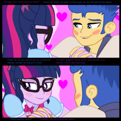 Size: 637x635 | Tagged: safe, artist:jshepard19, flash sentry, sci-twi, twilight sparkle, human, equestria girls, g4, couple, female, male, ship:flashlight, ship:sci-flash, shipping, straight