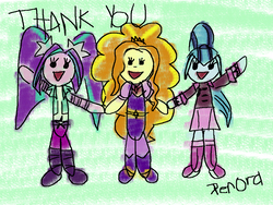 Size: 1024x768 | Tagged: safe, artist:tenebrisdawn, adagio dazzle, aria blaze, sonata dusk, equestria girls, g4, drawing, the dazzlings