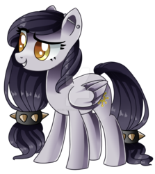 Size: 1024x1148 | Tagged: safe, artist:sk-ree, oc, oc only, oc:errys, pegasus, pony, female, mare, simple background, solo, transparent background, watermark