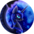 Size: 835x835 | Tagged: safe, artist:chirpy-chi, nightmare moon, alicorn, pony, g4, bust, evil grin, fangs, female, grin, horn, looking at you, mare, simple background, smiling, solo, transparent background, wings